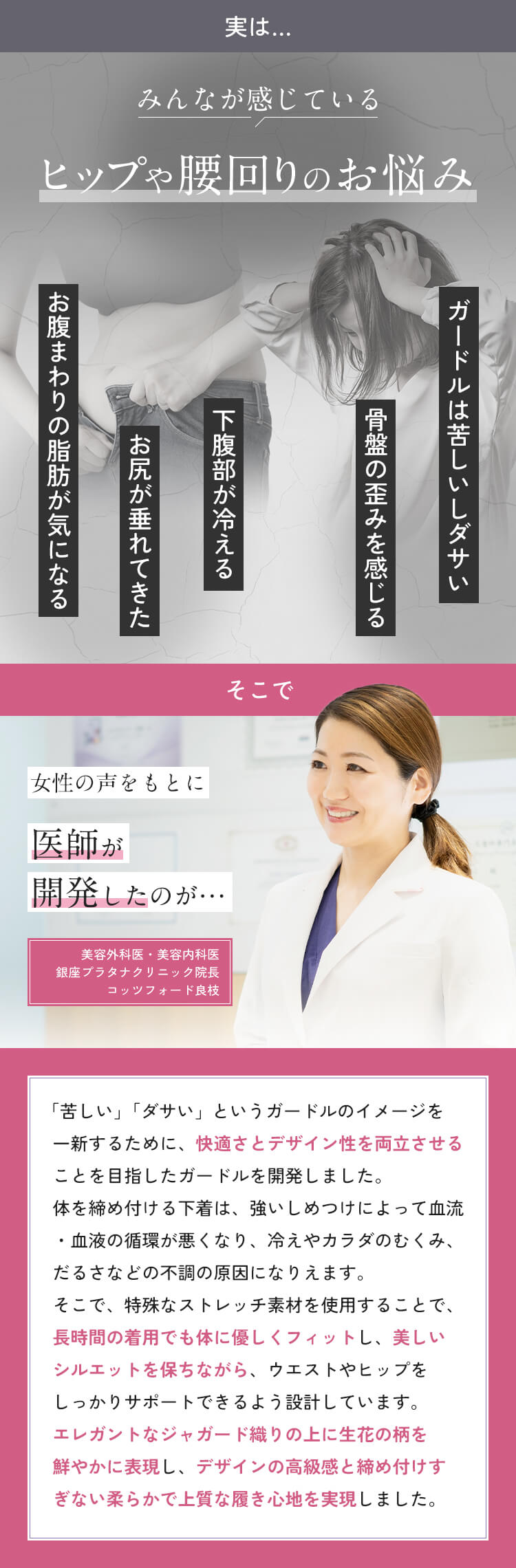 実はみんなが感じているヒップや腰回りのお悩み