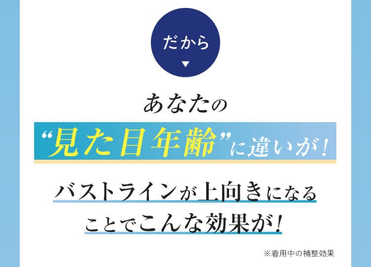 あなたの「見た目年齢」に違いが!